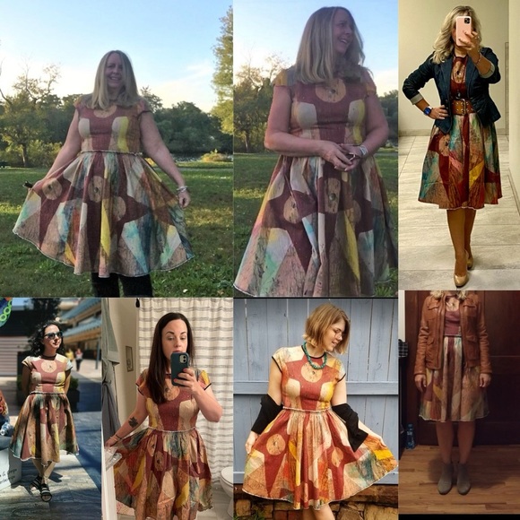 NWT Making the Cut Season 2 Episode 5 Winning Look Gary's Carnival Dress SIZE S - Picture 7 of 17